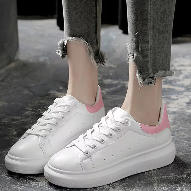 Women White Casual Sneakers