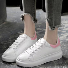 Load image into Gallery viewer, Women White Casual Sneakers