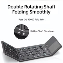 Load image into Gallery viewer, Mini Keyboard Wireless Folding Keyboard Bluetooth Foldable Keyboard