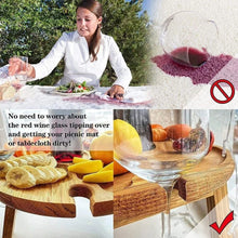 Load image into Gallery viewer, Outdoor Wooden Folding Picnic Table