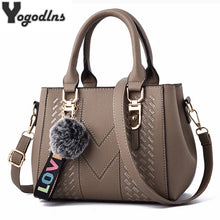 Load image into Gallery viewer, Embroidery Messenger Bags Women Leather Handbags 
