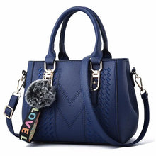 Load image into Gallery viewer, Embroidery Messenger Bags Women Leather Handbags 