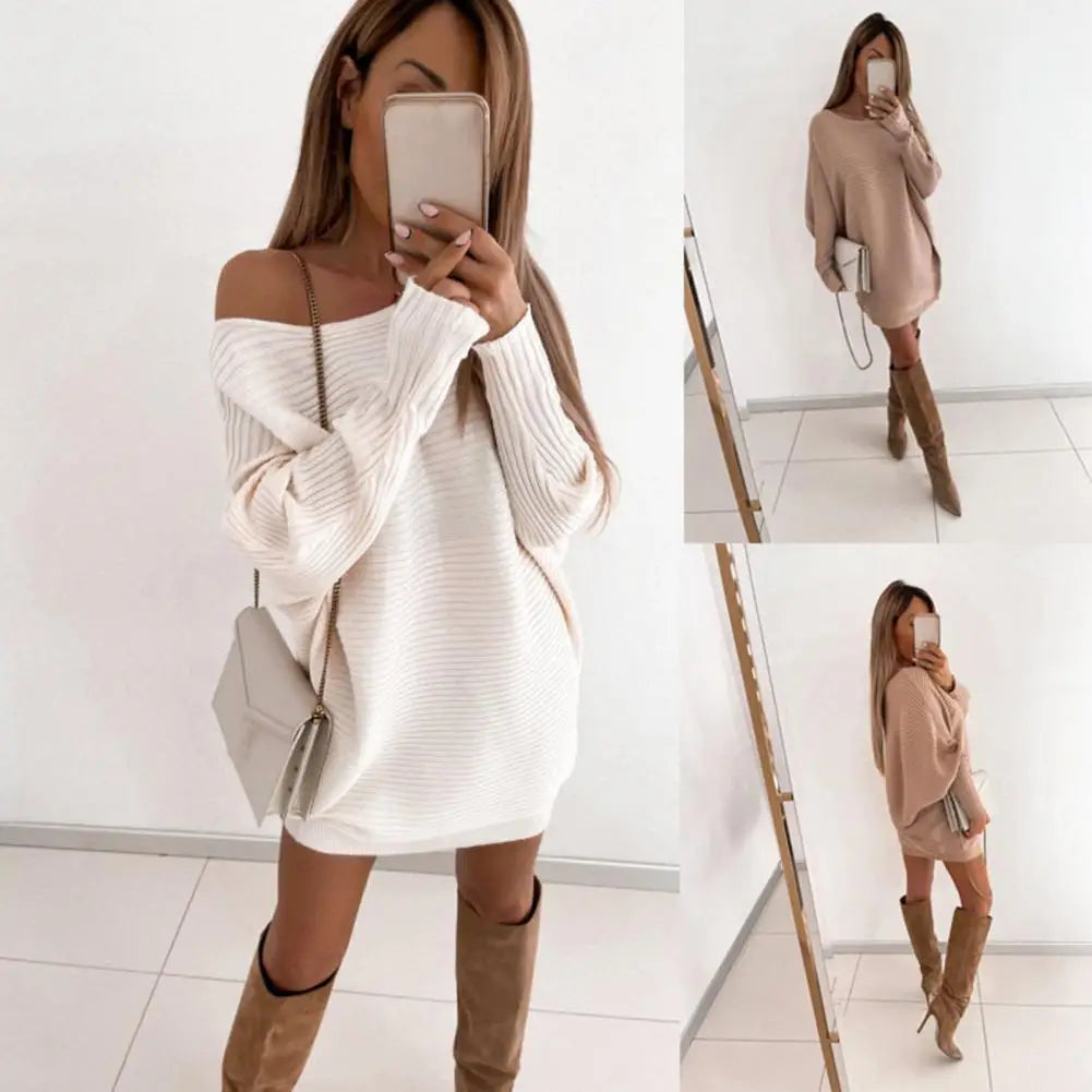 Chic Winter Long Sleeves Dress