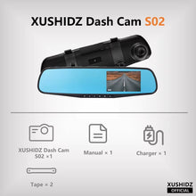 Load image into Gallery viewer, Dual Vehicle DVR Night Vision Dashcam Driving Video Recorder