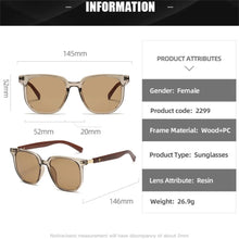 Load image into Gallery viewer, Vintage Square Frame Sunglasses UV 400 Protection Eyepeice