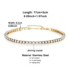 Load image into Gallery viewer, 2Mm Iced Out Tennis Bracelets