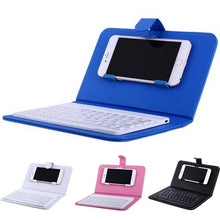 Load image into Gallery viewer, Mini Keyboard Mobile Phone Gaming Keyboard PU Case Support