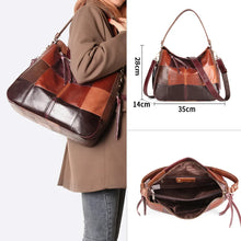 Load image into Gallery viewer, Classic Patchwork Large Casual Handbag