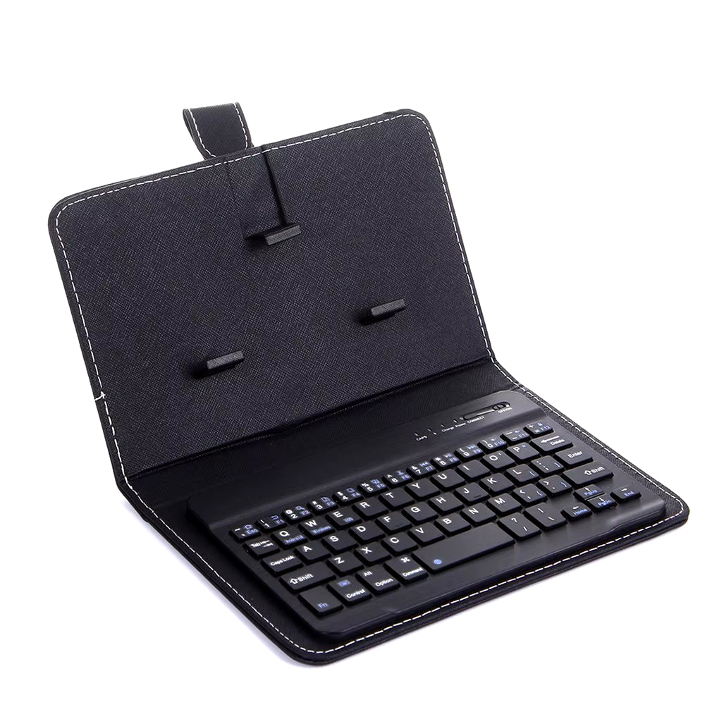 Mini Keyboard Mobile Phone Gaming Keyboard PU Case Support