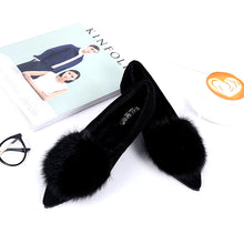 Load image into Gallery viewer, New Winter Mink Fur Shoes 