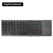 Load image into Gallery viewer, Mini Keyboard Wireless Folding Keyboard Bluetooth Foldable Keyboard