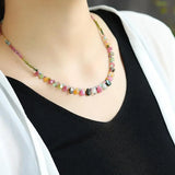 UMQ Genuine Natural Crystal  Necklace Jewelry