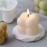 3D Bubble Cube Candles Silicone Mold