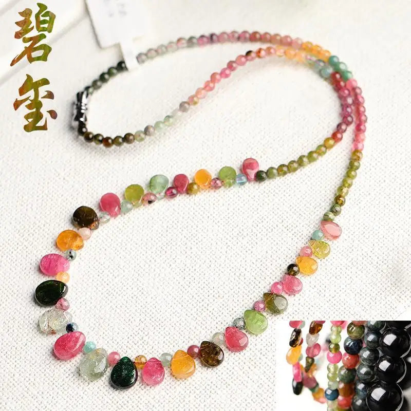 UMQ Genuine Natural Crystal  Necklace Jewelry