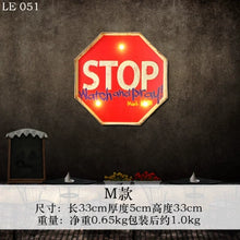 Load image into Gallery viewer, Retro Remote Control LED Light Bar Milk Tea Shop Iron Art