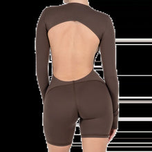 Load image into Gallery viewer, Backless Long Sleeve Romper