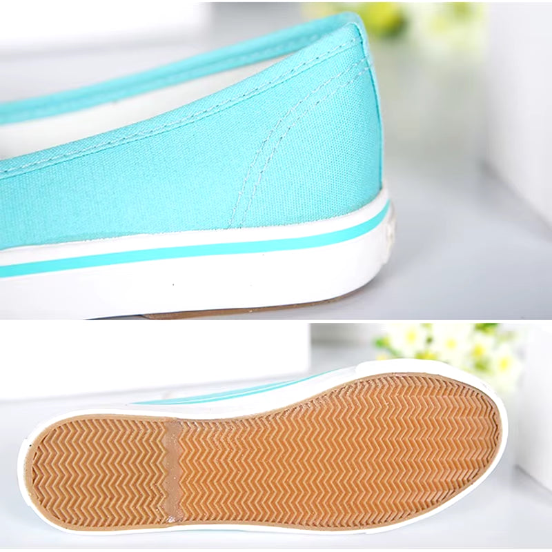 Women Shoes Ballet Flats Loafers Casual Breathable Women Flats Slip on Fashion 2016 Canvas Flats Shoes Fgb78