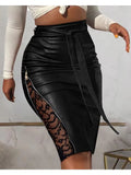 New Sexy High Waist Bodycon Split Skirt