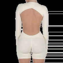 Load image into Gallery viewer, Backless Long Sleeve Romper