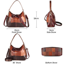Load image into Gallery viewer, Classic Patchwork Large Casual Handbag