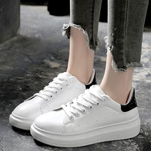 Load image into Gallery viewer, Women White Casual Sneakers