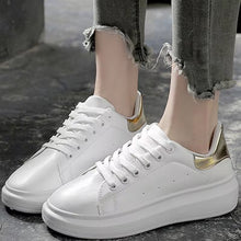 Load image into Gallery viewer, Women White Casual Sneakers