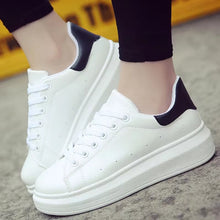 Load image into Gallery viewer, Women White Casual Sneakers