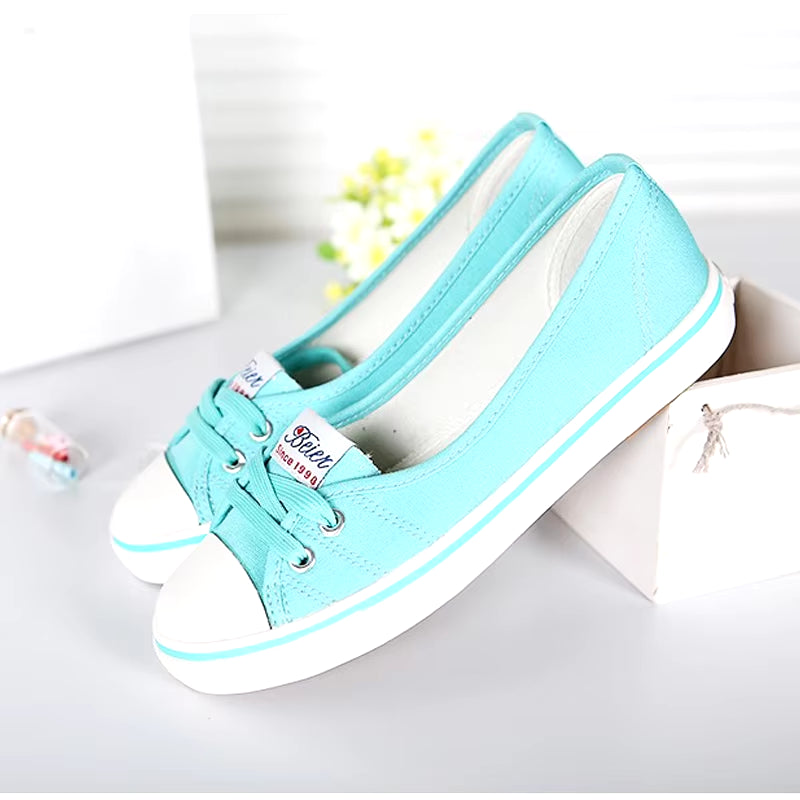 Women Shoes Ballet Flats Loafers Casual Breathable Women Flats Slip on Fashion 2016 Canvas Flats Shoes Fgb78