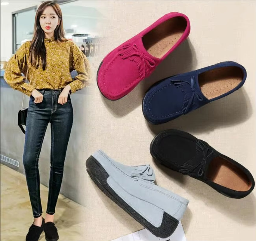 Autumn Winter Women Flats Shoes 